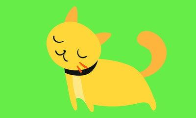 illustration of cat 