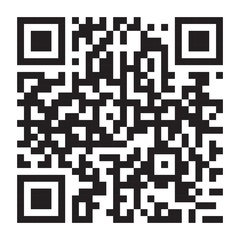 QR code symbol. Qrcode icon template for mobile apps 