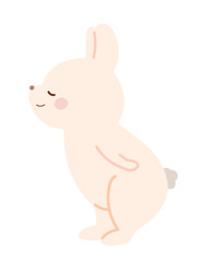 うさぎ　かわいい　イラスト