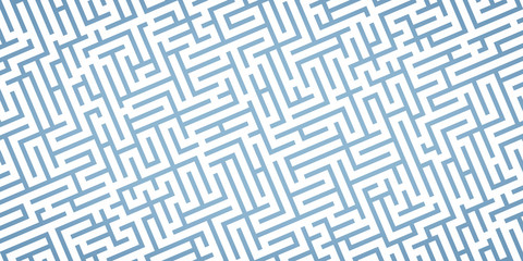 Striped geomitrical illustration. Monochrome background. Maze. Diagonal lines.