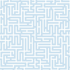 Striped geomitrical illustration. Monochrome background. Maze. Diagonal lines.