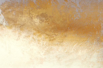 Gold Metallic Grunge Abstract Background Texture