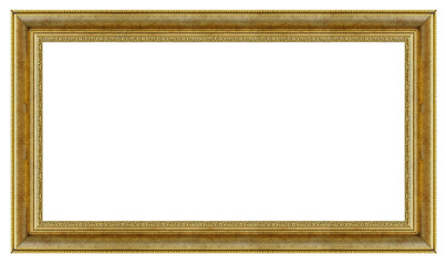Vintage golden frame
