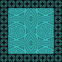 Obraz premium Elegant ornamental seamless pattern tile