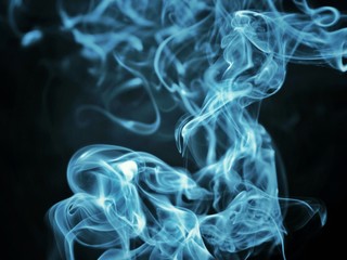 Fototapeta premium abstract smoke on black background