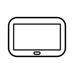 tablet pc icon design vector template