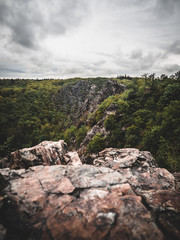 panorama of rocks 