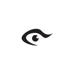 Eye icon logo design vector template