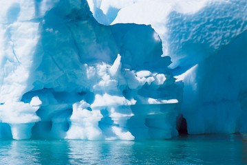 Full length view of Glaciers and Icebergs of the Arctic and Antarctic