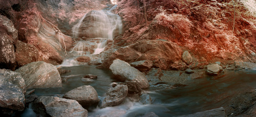 Infrared Waterfall - Moss Glen
