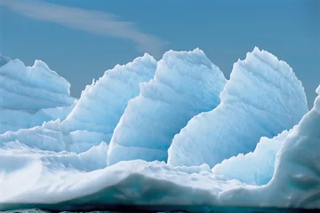 Foto op Plexiglas Full length view of Glaciers and Icebergs of the Arctic and Antarctic © moodboard