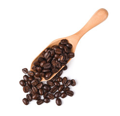 Fototapeta premium Coffee beans Isolated on a white background.