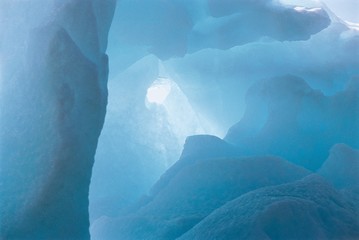 Full length view of Glaciers and Icebergs of Arctic and Antarctic