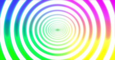 Abstracts rainbow spiral psihodelic tunnel background. animation. Virtual reality future design . 3D rendering