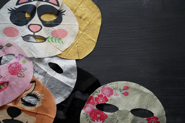 Korean beauty sheet face masks 