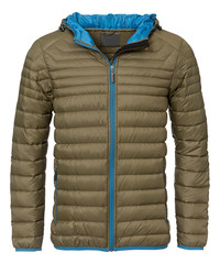 Outdoor coat for men on mannequin isolated