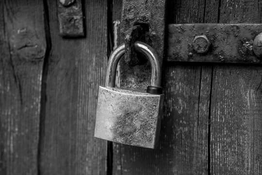 old weathered lock