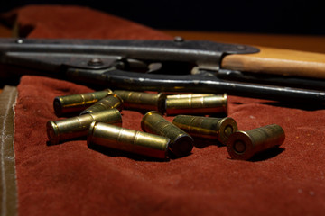 Rifle and bullets 0564