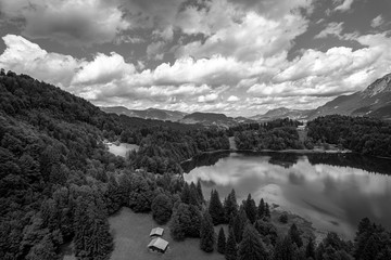 Freibergsee in Oberstdorf im Allgäu