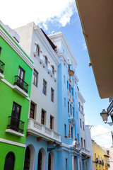 Colorful Architectural Photo Taken in Old San Juan Puerto Rico