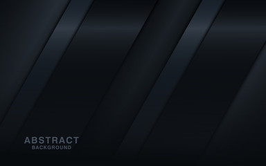 Abstract dark metallic on black blank space design modern futuristic technology background vector illustration.