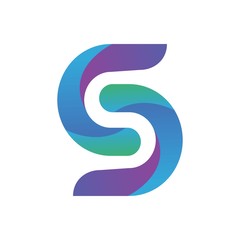 S letter logo. Vector concept of company logo template. Sign of corporate identity in the form of letter S.
