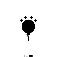 Ballon icon, design inspiration vector template for interface and any purpose