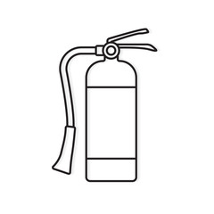 fire extinguisher icon- vector illustration