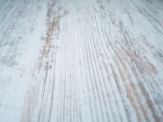 Fototapeta premium White wooden background in cafe table with high resolution Copy space. low angle view
