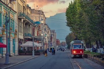 central district of the city of Vladikavkaz.