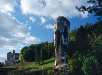 Hercules Mace, Pieskowa Skala Castle, Ojcow National Park, Poland - October, 2006