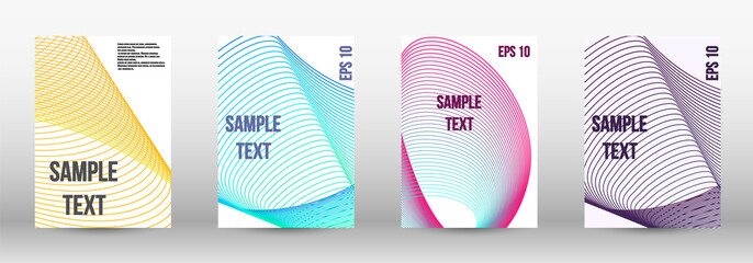 Geometric template with lines 