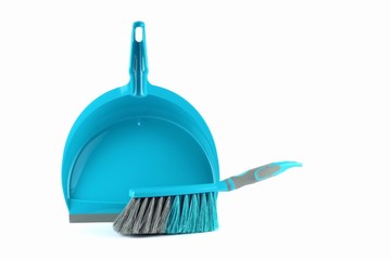 dustpan and brush