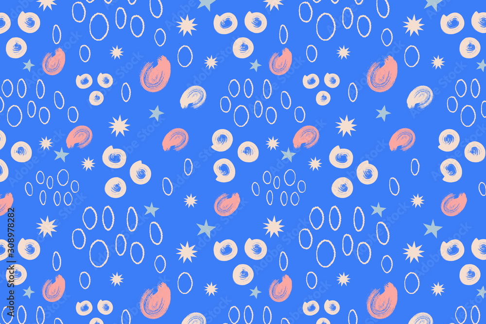 Poster modern and stylish abstract digital background with different shapes and line arts.