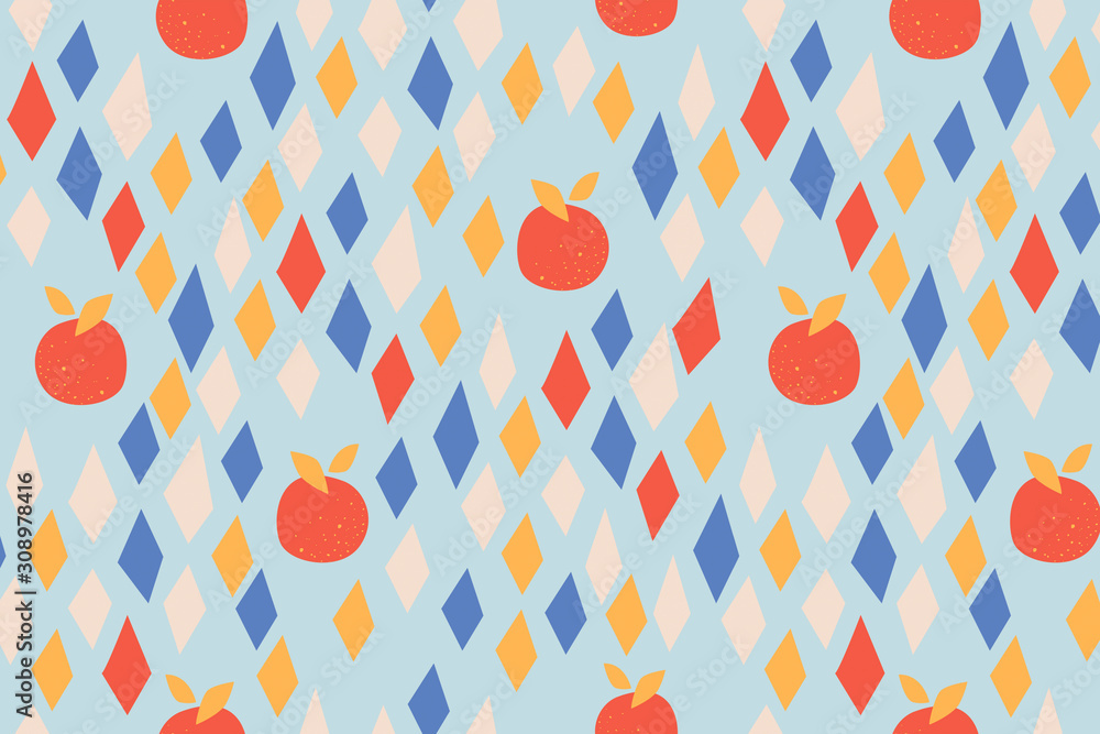 Poster modern and stylish abstract digital background with different shapes and line arts.