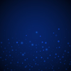 Fototapeta premium Magic stars random Christmas background. Subtle fl