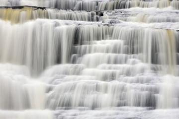 Agate Falls captured with motion blur, Michigan's Upper Peninsula, USA