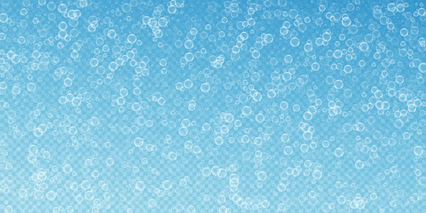Soap bubbles abstract background. Blowing bubbles 