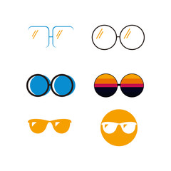 set of sun glasses