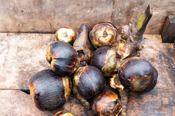 Sea coconut, or Lodoicea is used as dessert ingredients in Malaysia