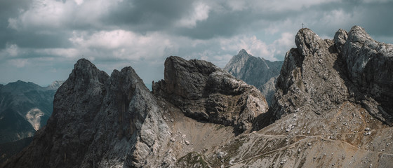 Mountain range in the German Alps