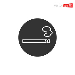 Smoking Icon Design Vector Template