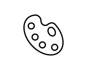 Palette line icon