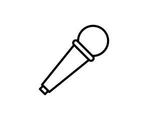 Microphone line icon