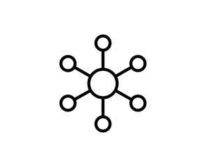Network line icon