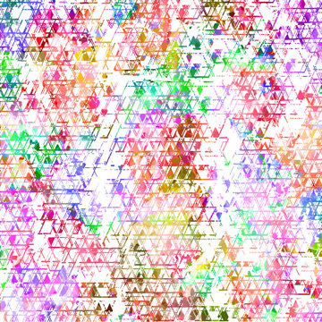 Geometry repeat pattern with texture background © Creative way