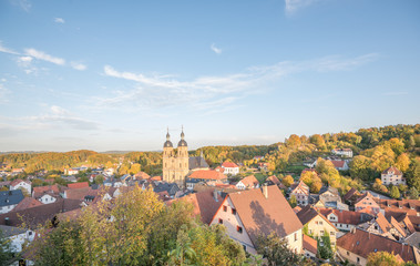 Obraz premium Gößweinstein, Fränkische Schweiz, Panorama