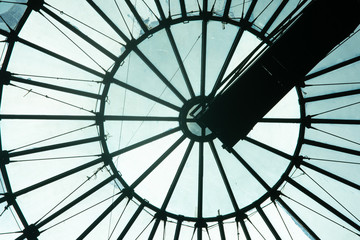 Obraz premium Glass roof construction