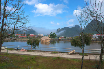 Panoramic view of Sin Ho, North Vietnam