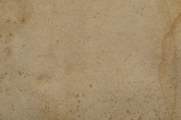top view of vintage dirty beige paper texture with copy space